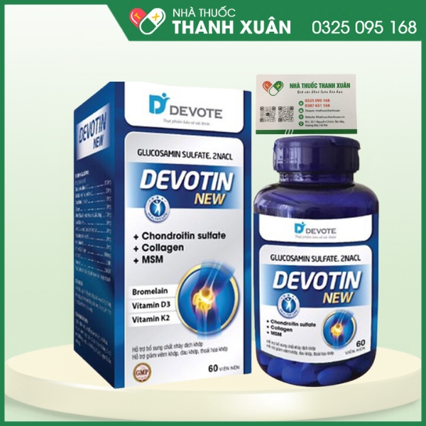 DEVOTIN New - Hỗ trợ bổ sung chất nhầy dịch khớp